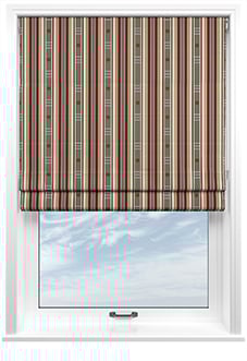 The British Stripe Co. William, Highlands No.1 - Twist&Fit Roman Blind